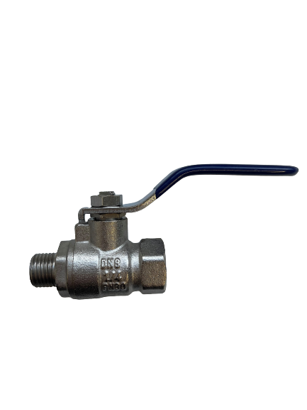 Brass Ball Valve male to female thread from Liquid Action